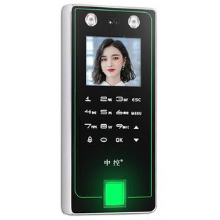 中控F7pr码人脸指纹门禁考勤一体机/密刷卡识别璃门F7pro（电玻插