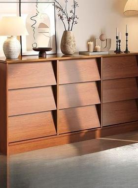 实木斗柜置抽屉柜柜我是床尾物中式收纳柜靠墙储物柜边柜六95009