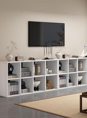 家用子体15899落地格书架电视一柜置物架矮书客柜厅靠墙组合简易