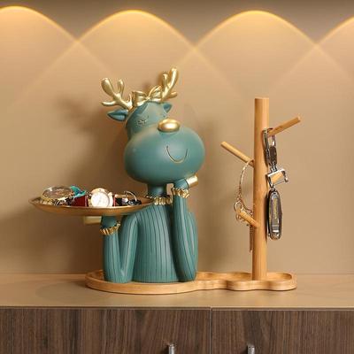 钥988040纳托匙盘家居客厅间摆件入户进房门口玄关桌面装饰收品