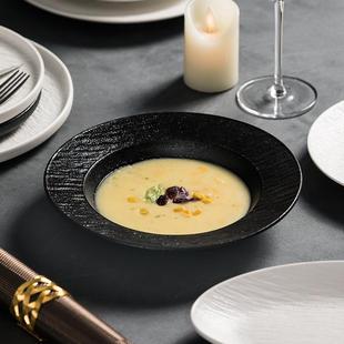 釉下彩025碗具盘碗236394碟套装 西餐盘汤碗陶瓷颜高值餐 家用日式