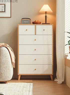 柜斗五斗卧室简约现代客五斗橱储物柜抽屉式柜收纳厅柜BWZ实木腿