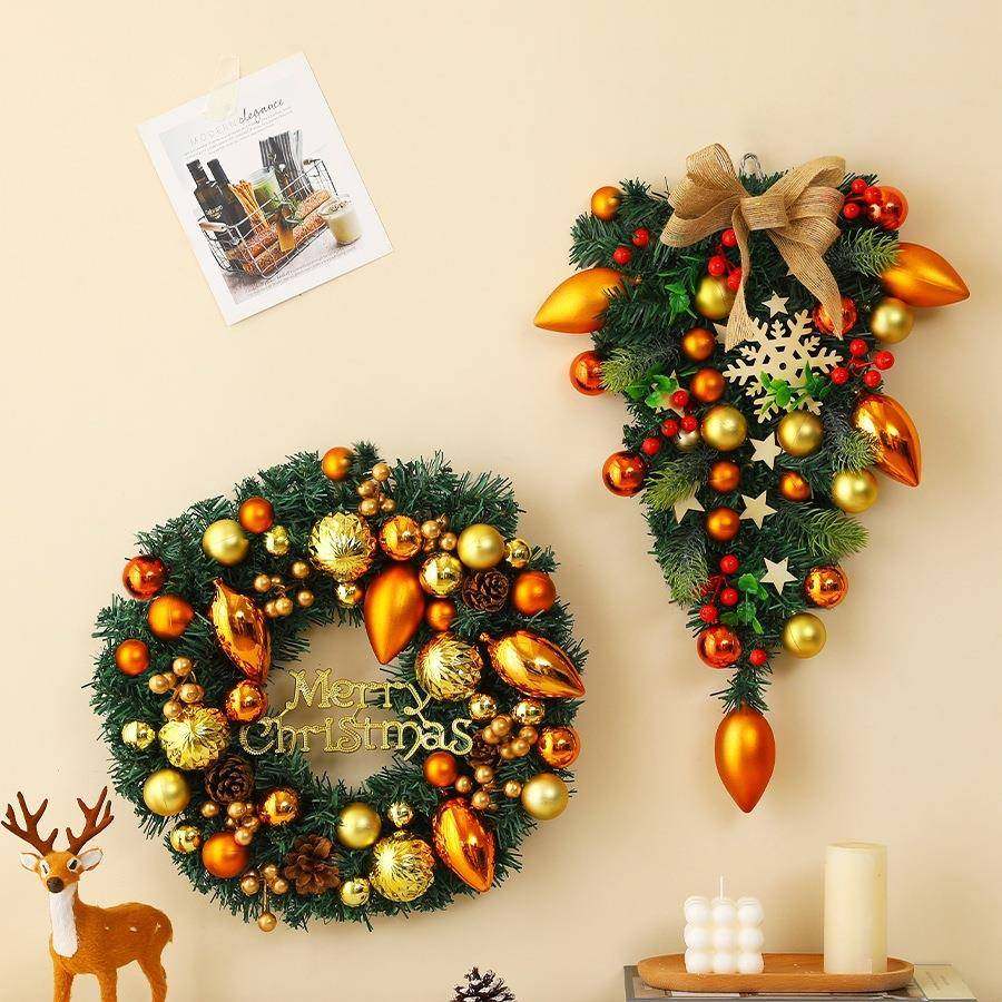 圣诞节装饰品花环场藤条圣诞312树酒店商场景置门金挂墙布挂红色,节庆用品/礼品,圣诞装饰品,淘宝优惠券,粉丝福利购,淘宝优惠卷