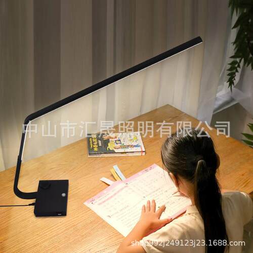 护眼l台灯led学习学生宿舍智充电阅935读书桌装饰能ed台灯台灯卧