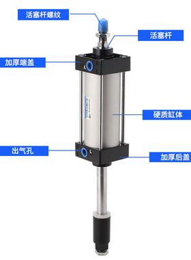 SCJ双出可调行程气缸50*25-/50/75FON/10气02/15/150/20050/100sc