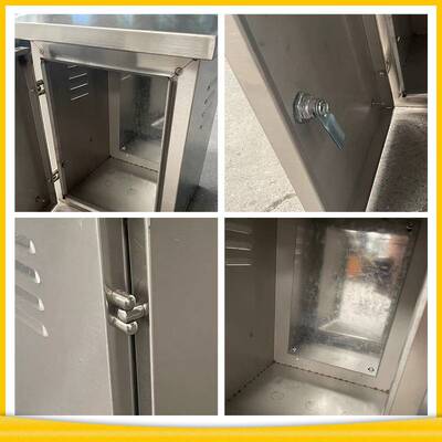 304室外不锈钢配电箱监控设备电箱不锈钢网络机柜箱 新能源配电箱