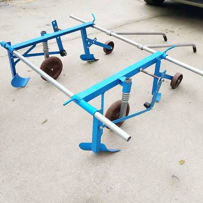 简易人力覆膜机可单人操作手拉式大蒜红薯烤烟盖膜机1.2米地膜