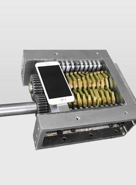 功能油漆桶粉机碎机废旧金属破碎撕垃多圾木材双轴小型碎89975机箱厂家