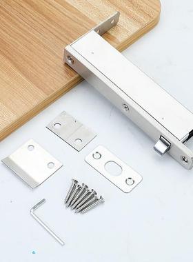 博ALM门克奥304不来锈钢自动暗插销防双开木门暗藏插销火通道插销