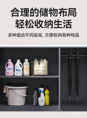 铝合金户外别中墅柜口储物庭院阳台收纳ZIF柜防门水防晒新式格栅