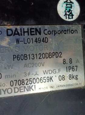 OTC伺服电机P60B13120DPBD2~议价