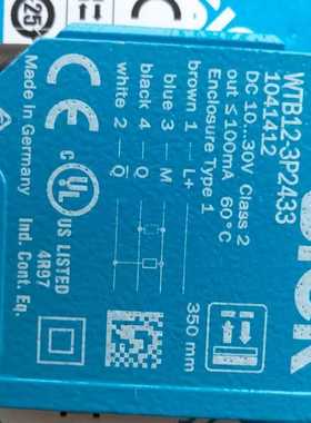 SICK西克光电传感器WTB12-3P2433全新原装1041412*现货*~议价