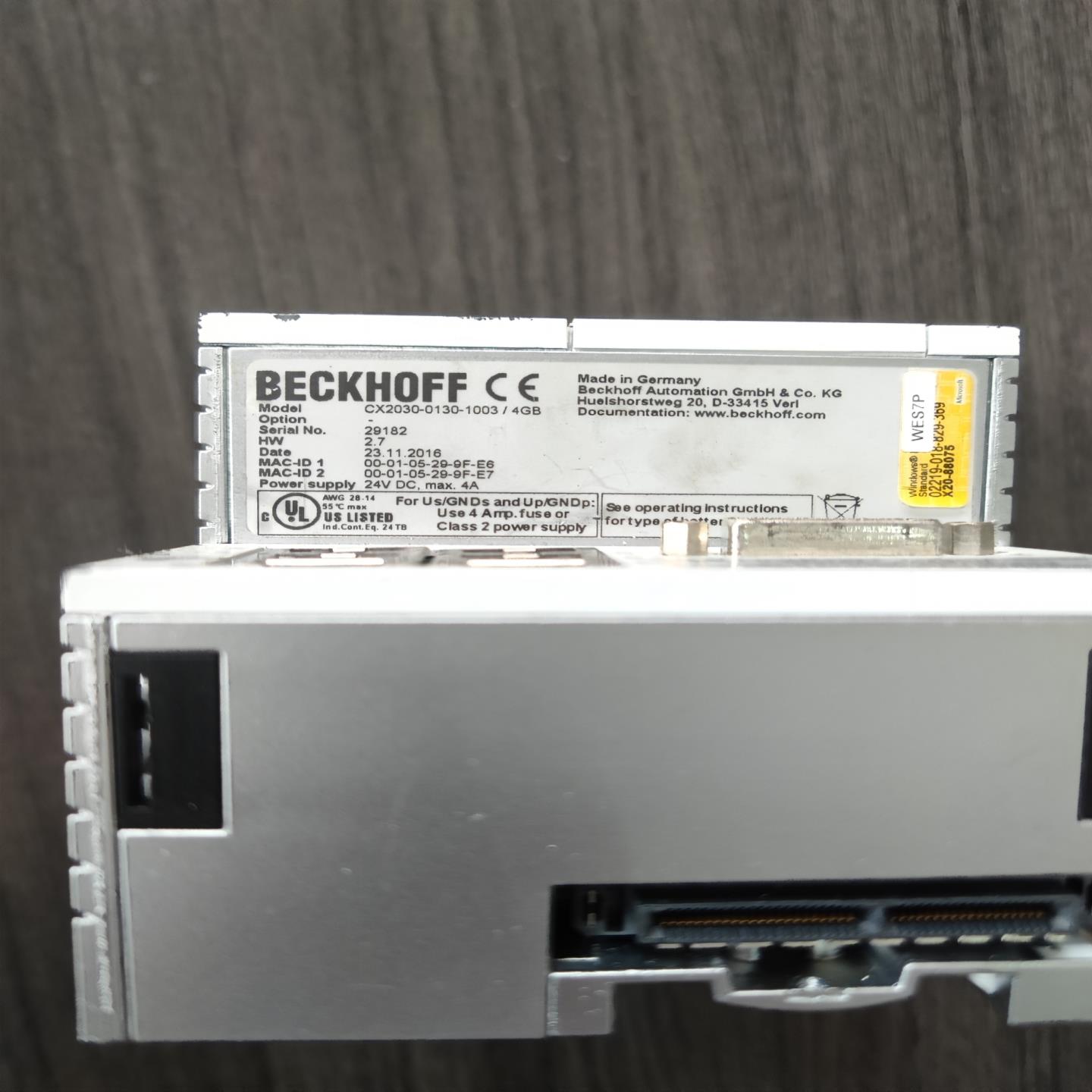 【汇生】原装拆机 倍福 CX2030-0130-1003 实物拍摄【议价】