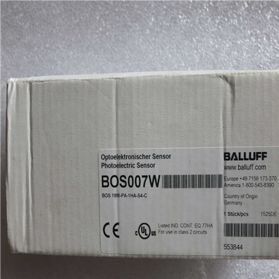 全新原装正品BALLUFF巴鲁夫 BOS 18M-PA-1HA-S4-C BOS007W 现货