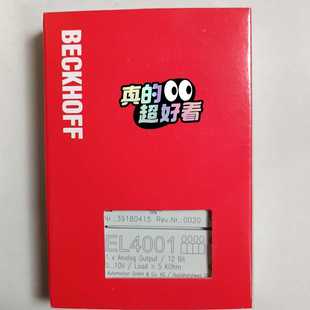 正品 實物拍攝 現(xiàn)貨出 原裝 齊全 EL4001 倍福模塊 匯生 包裝
