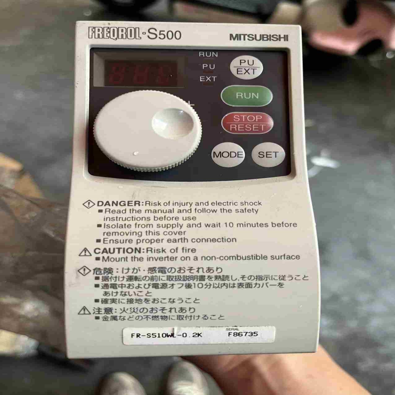 FR-S510WE-02K 三菱100-115V02KW议价