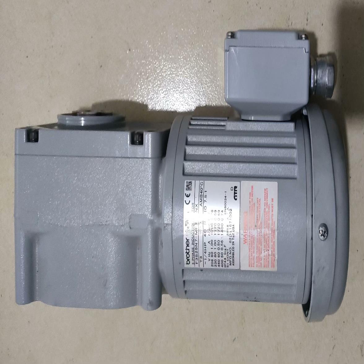 Br减速电机，F3S25N7-MF2，功率1/4H~议价