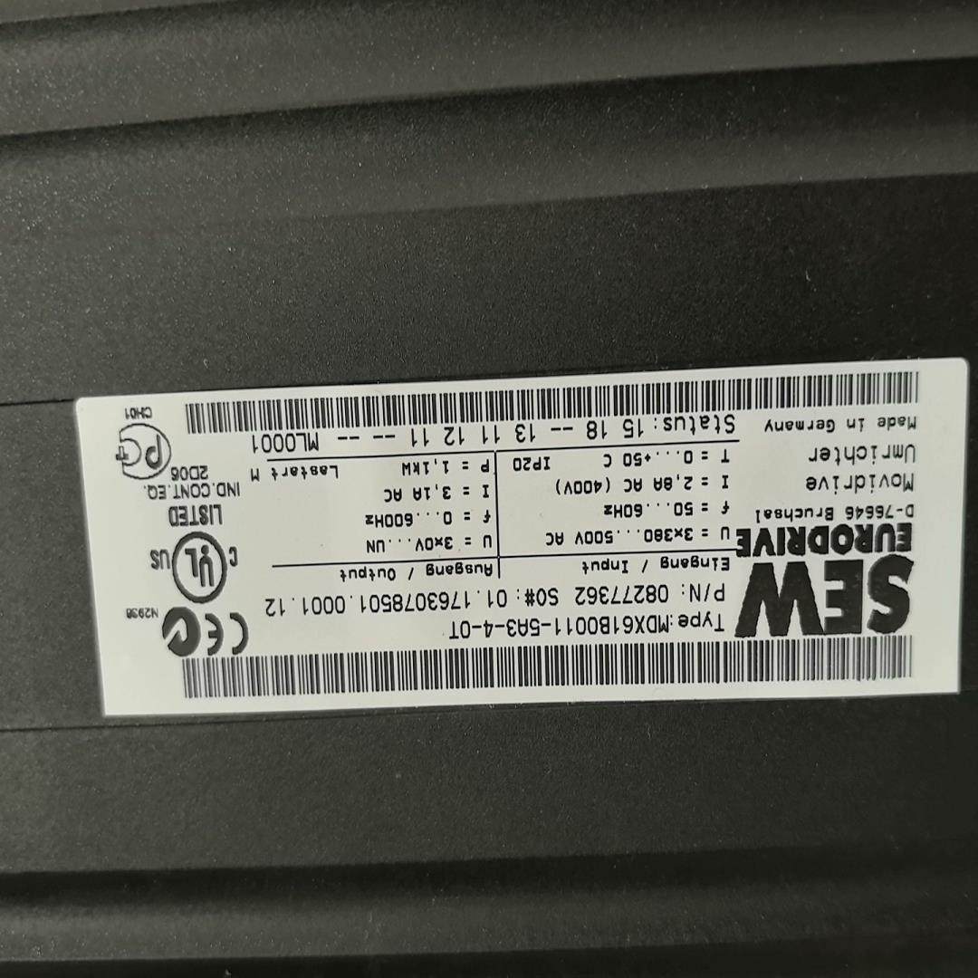 【顺庆】SEW变频器 MDX61B0011-5A3-4-0T.包好【议价】