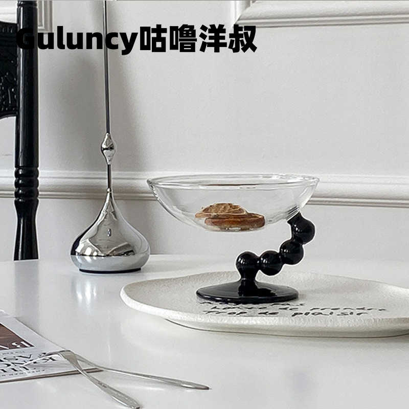 法式ins透明高脚杯高颜值香槟杯红酒杯果汁杯欧式球玻璃杯