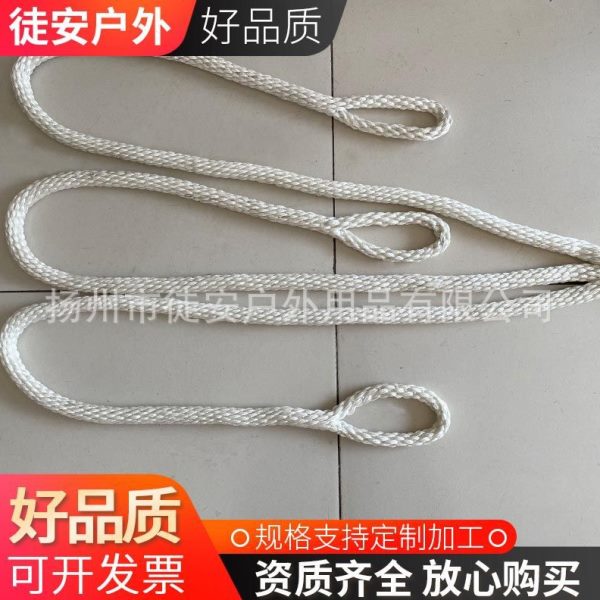 厂促多腿吊绳 三叉四叉吊绳 手工编织绝缘吊绳 传递吊物蚕丝锦纶