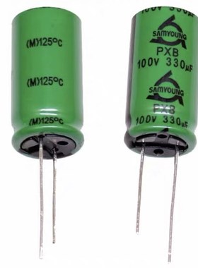 SAMYOUNG 进口电解电容 100v330uf 16*31.5 三莹PXB 耐高温125度