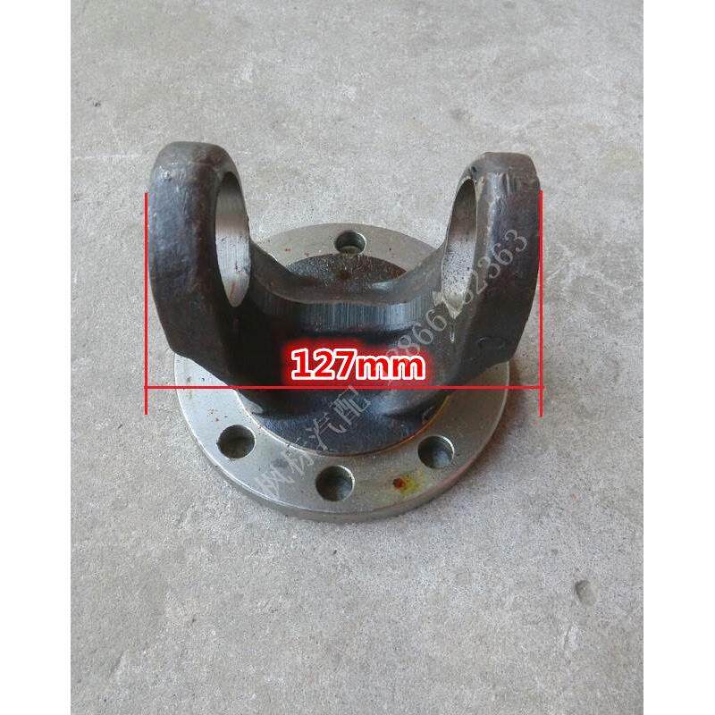 解放九吨 九平柴货车万向节6孔凸缘叉 万向节底座凸缘 万向节轴叉