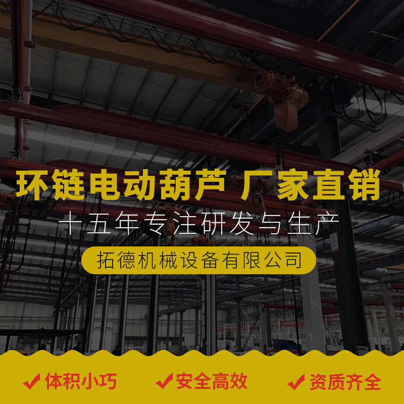 日系环链电动葫芦固定式0.3吨~50吨鬼头款环链葫芦挂钩式不带跑车