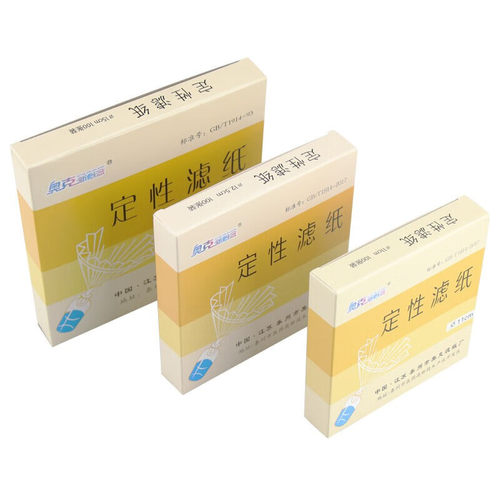 奥克新概念定性滤纸实验室过滤纸机油检测过滤纸直径12.5㎝1盒100