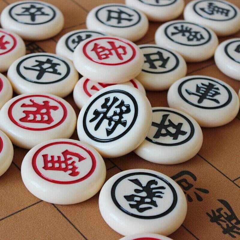 圣迪兰中国象棋玉化石象棋套装象棋棋盘家用6CM学生大号中年老年6