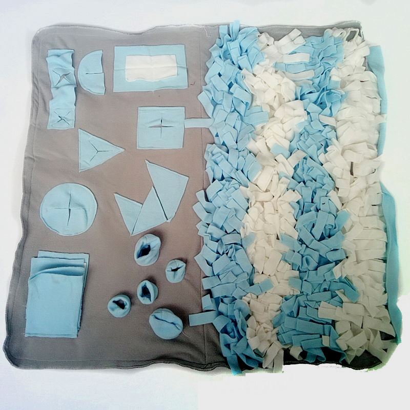 狗嗅闻垫游戏寻宝垫猫咪缓解压力训犬垫宠物解闷闻嗅垫毯垫子