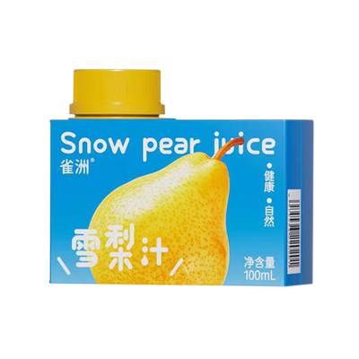 雀洲小果汁0添加剂0蔗糖小包装