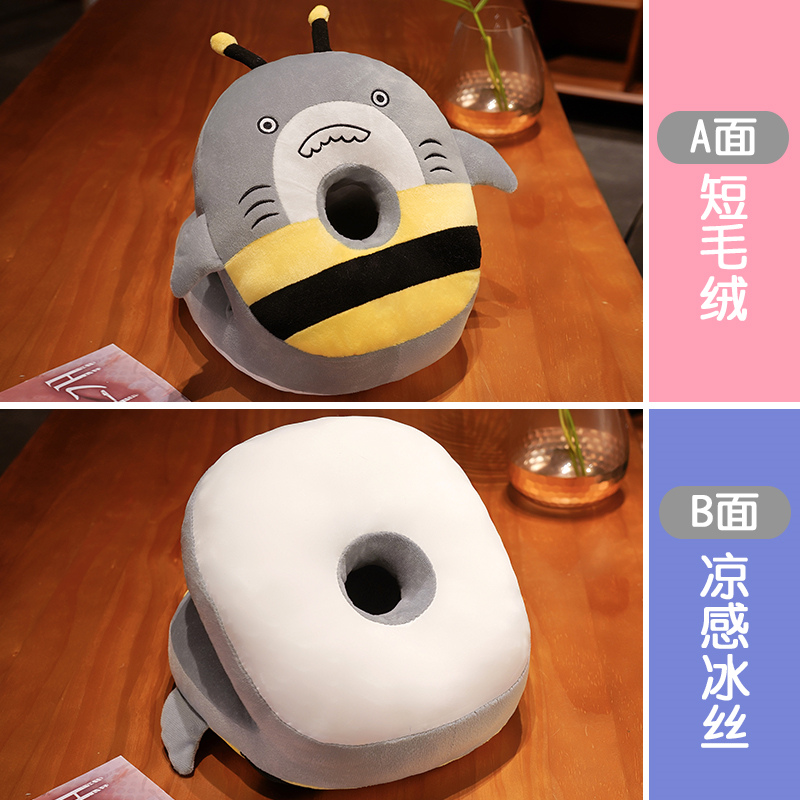 鲨bee午睡枕小学生趴睡枕办公室午休神器儿童P桌上睡觉抱枕趴趴枕