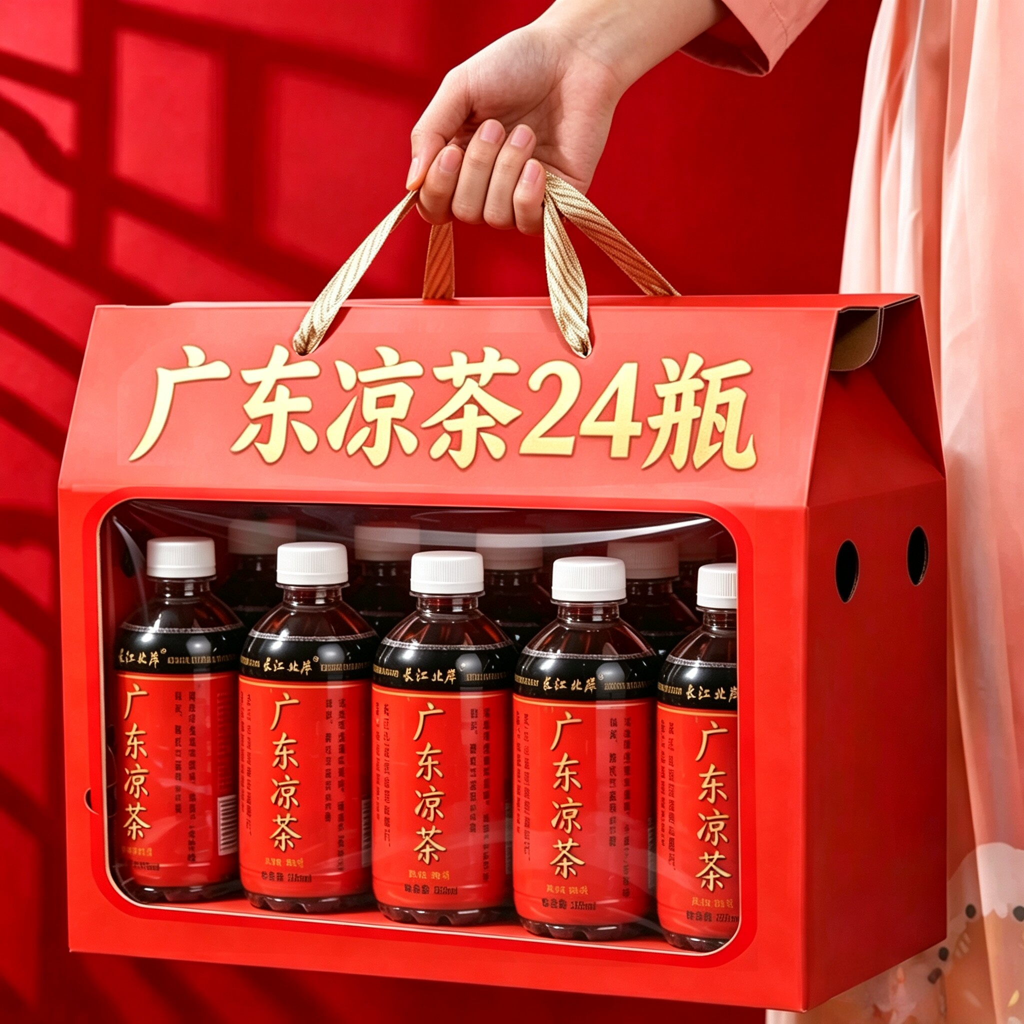 【买一送一】正宗广东凉茶350ml*24瓶整箱饮料夏日解暑清爽解腻茶