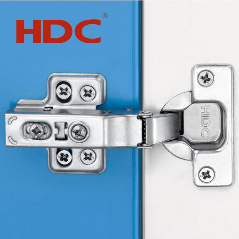 不锈钢缓冲铰链 HDC柜门合页 二段力阻尼合页 大角度门铰链 固装图片