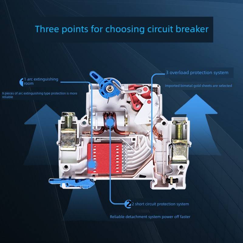 正泰空气开关NXBLE-63YH家用16a空开32a小型断路器1P+N总闸40a