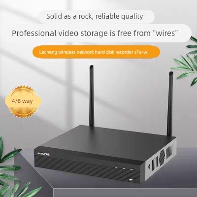 乐橙S1E-W-08高清4路8路NVR监控主机无线网口硬盘家用wifi录像机