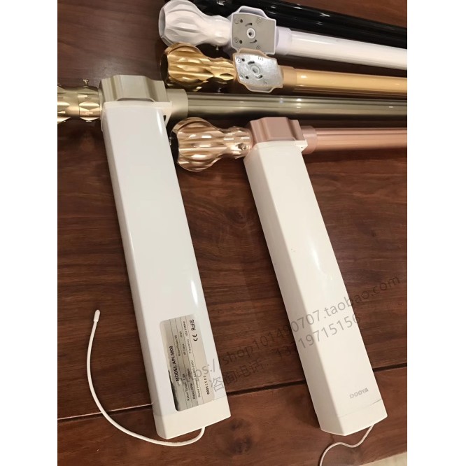 奥科58 82电机米家电动窗帘罗马杆轨道遥控自动家用天猫精灵窗帘