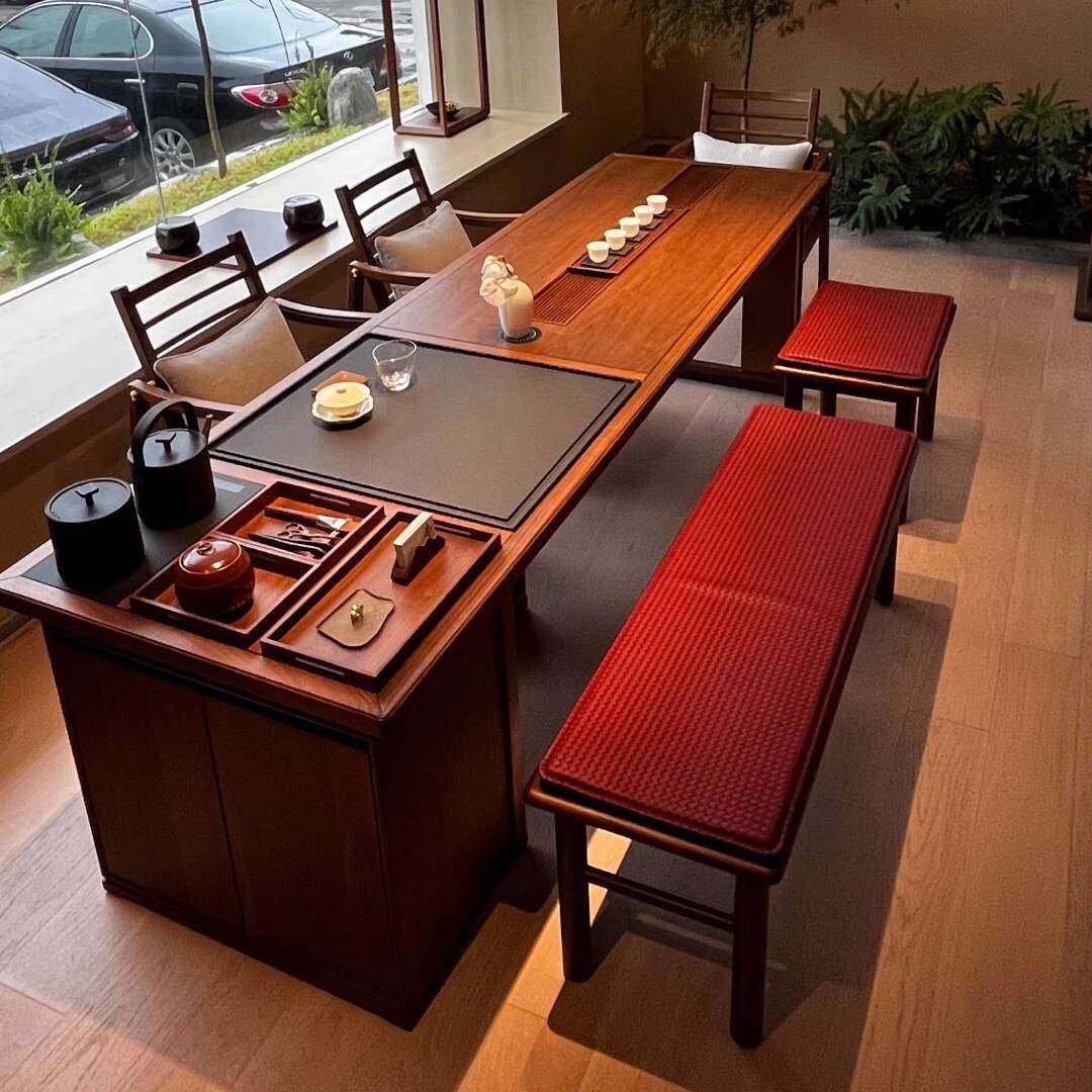 新中国风实木茶几胡桃木茶几2025新高级办公室俱乐部茶室接待茶几,住宅家具,家用茶台/茶桌,淘宝优惠券,粉丝福利购,淘宝优惠卷