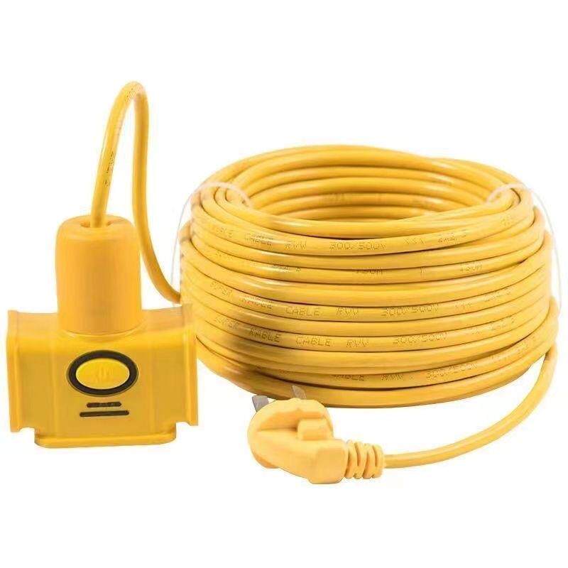 电动车户外家用耐摔带开关接电线延长线电源插排10米20米30米40米