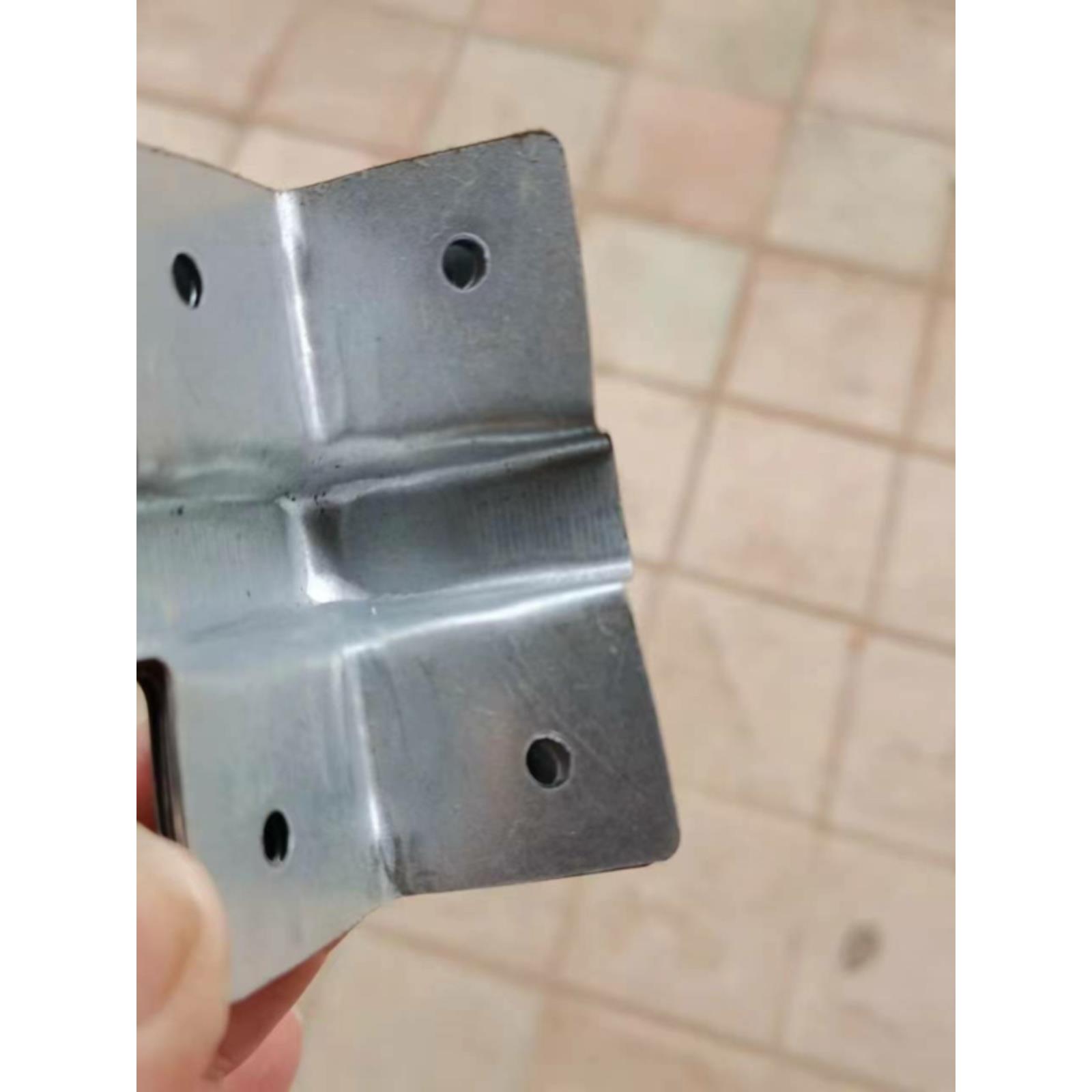 风管断桥铝法兰包角 镀锌铁外插护角 排烟管道风管护角