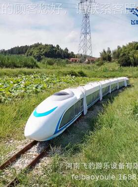 厂家定区86223制高铁和谐号观车光轨道火车景网红花电动海小火游