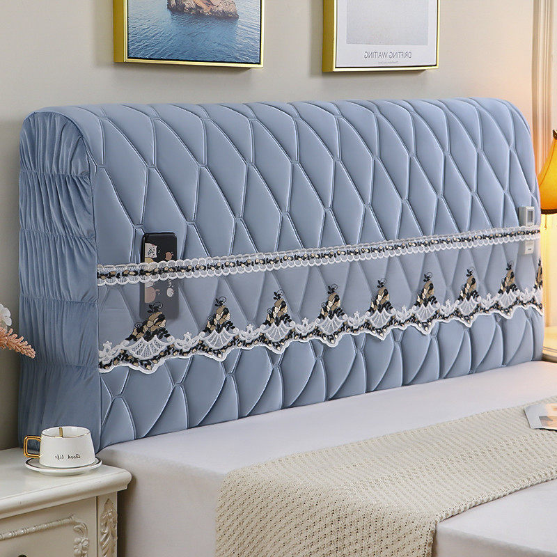 简约床头罩全包软包床靠背套夹棉C加厚防撞头实木皮床头防尘保护,居家布艺,床头罩,淘宝优惠券,粉丝福利购,淘宝优惠卷