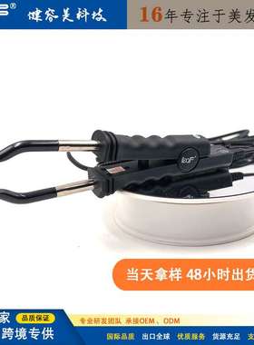 厂家直供黑色接发器恒温618钳子夹子工具欧插美插LOOF速热胶接发
