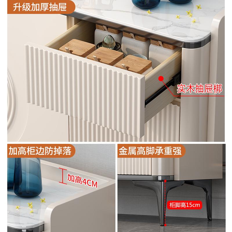 柜烤漆边柜现代简约客厅靠墙大容量餐储房物柜酒柜家DXQ用厨碗茶