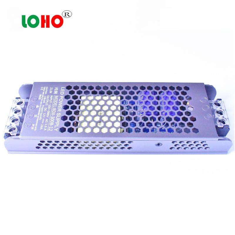 2高端12V24V300W长条超薄变402器1压2V5A24VV300W48工控设备LED电