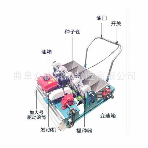 省人工率农用种蒜机 单行双行三行种植机 人力手推大蒜播种机