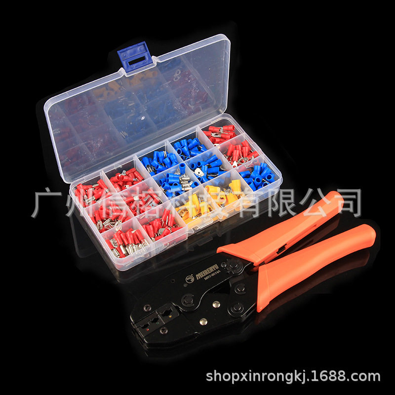PVC端子280件盒装+棘轮压线钳