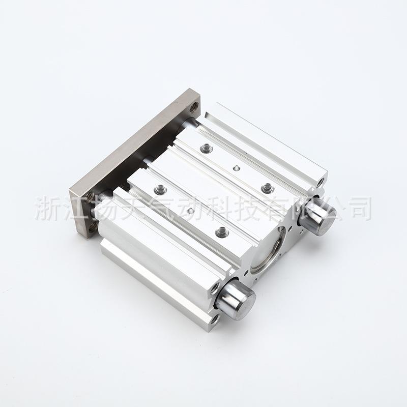 三轴带导气杆MGPM系列0缸径80X1三5新款薄515型杆缸气动