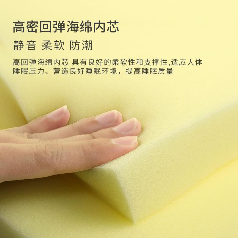 三折叠床垫幼儿园褥子单人办公室午休地垫学子生宿CSU舍折海绵床