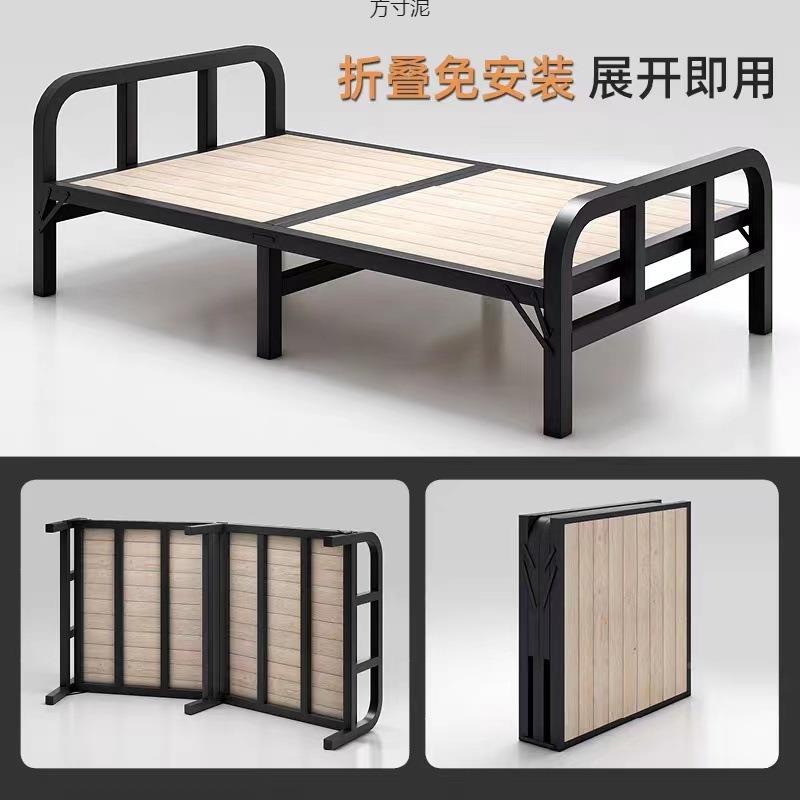 折叠床单人实木床板用成人简易床结折叠家铁床1见详情实米.2小床